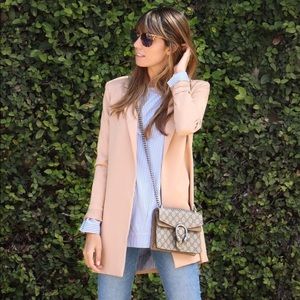 Longline Blazer in Nude by Missguided - US4 - NWT